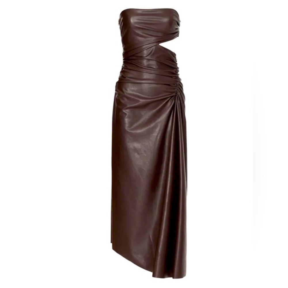 ALC Andie dress faux leather cutouts size 4